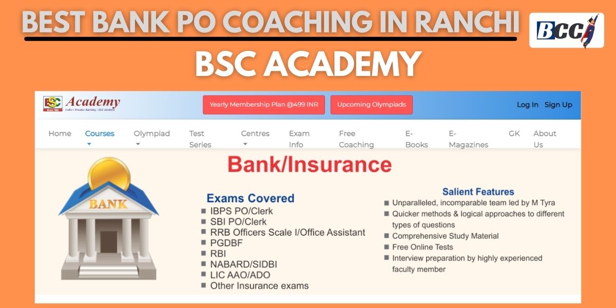 Best Bank PO Coaching in Ranchi