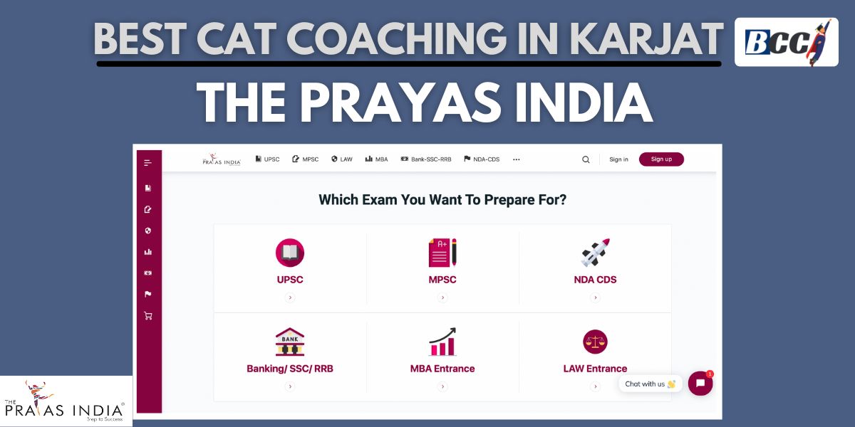 The Prayas India MBA Coaching Centre in Karjat