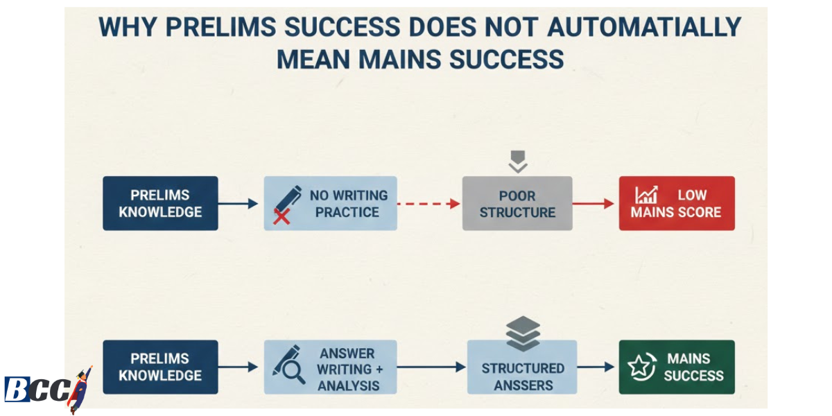 Why Prelims Success Fails in UPSC Mains