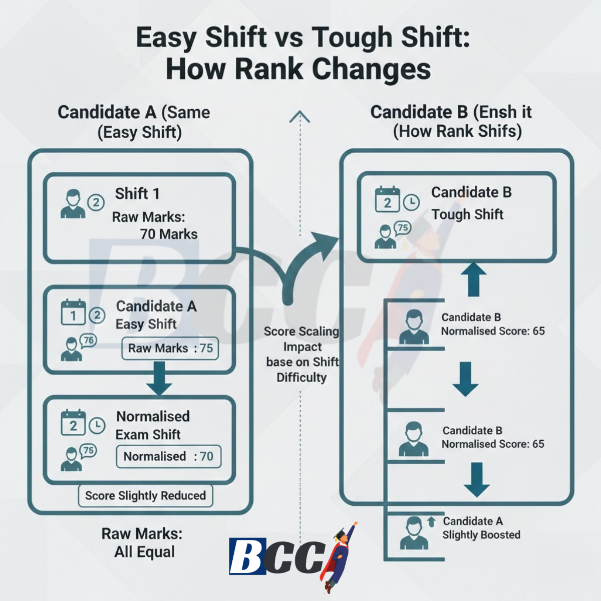 Easy Shift vs Tough Shift How Rank Changes