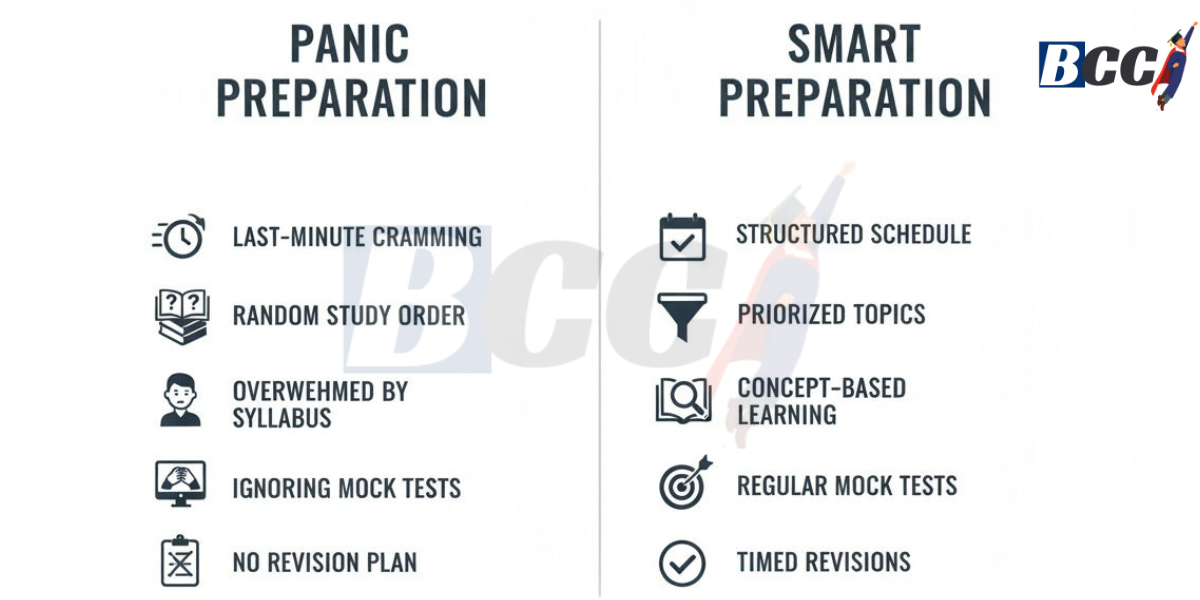 Panic Preparation vs Smart Preparation