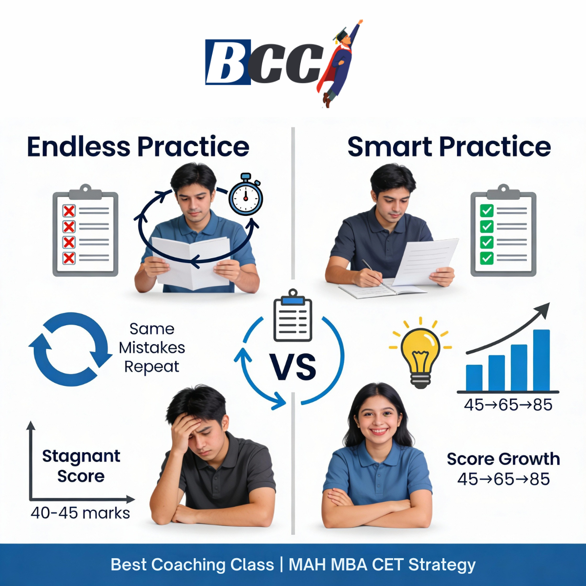 Why More Practice ≠ Higher MAH MBA CET Score