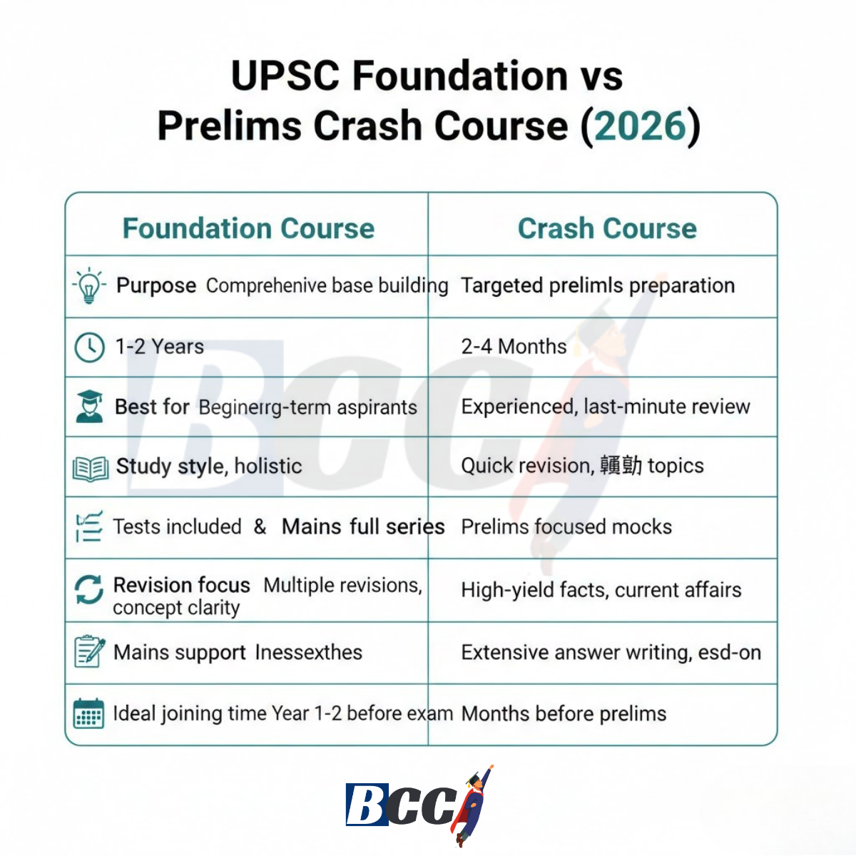 UPSC Foundation Course vs Prelims Crash Course
