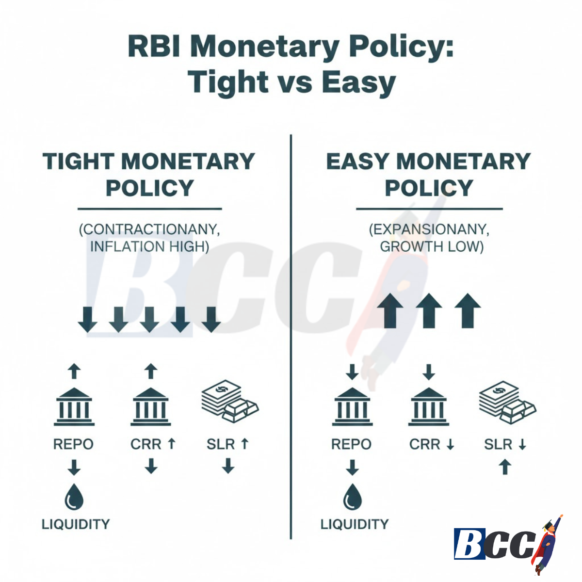 RBI Monetary Policy Basics 7 RBI Tight vs Easy Monetary Policy