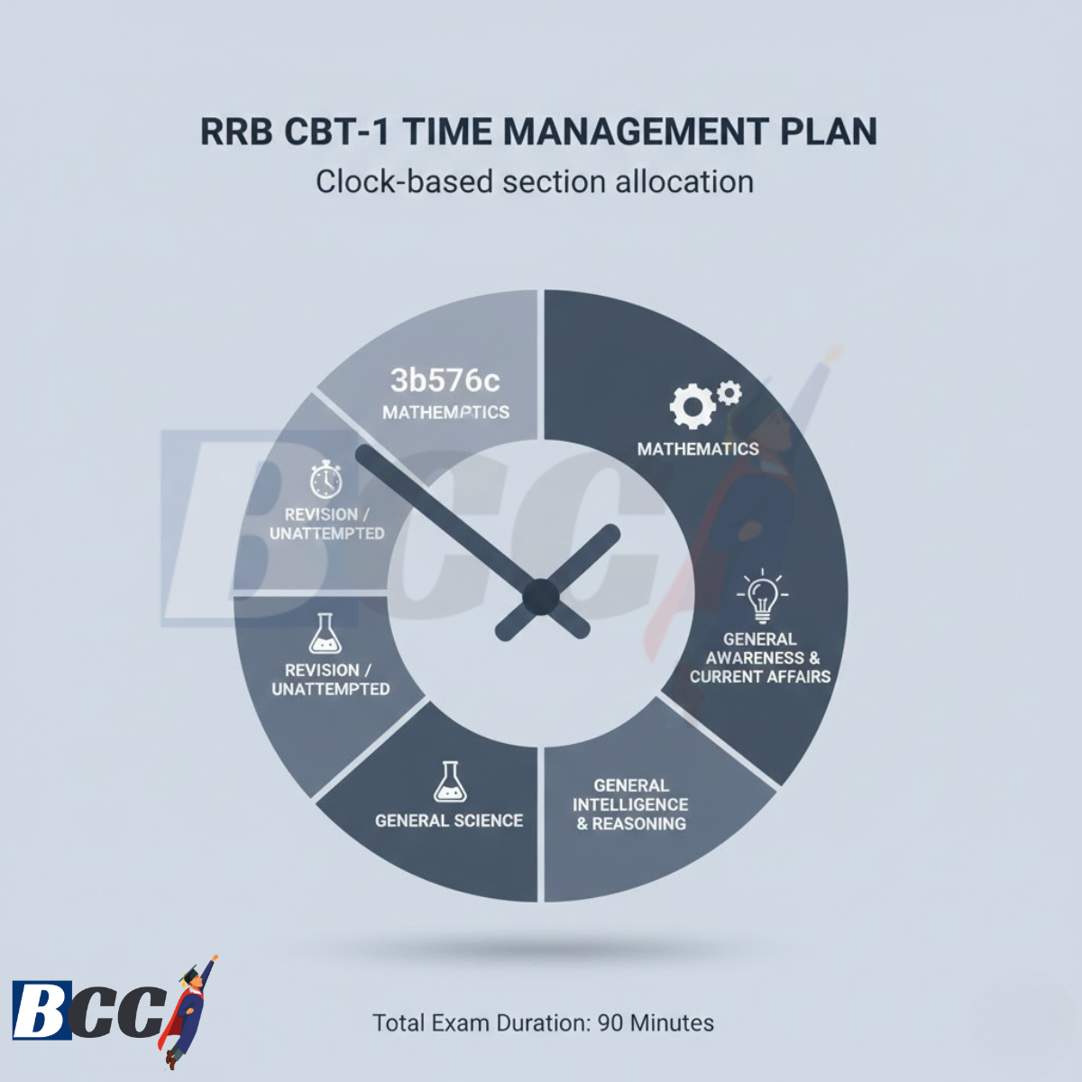 RRB CBT-1 Time Management Plan