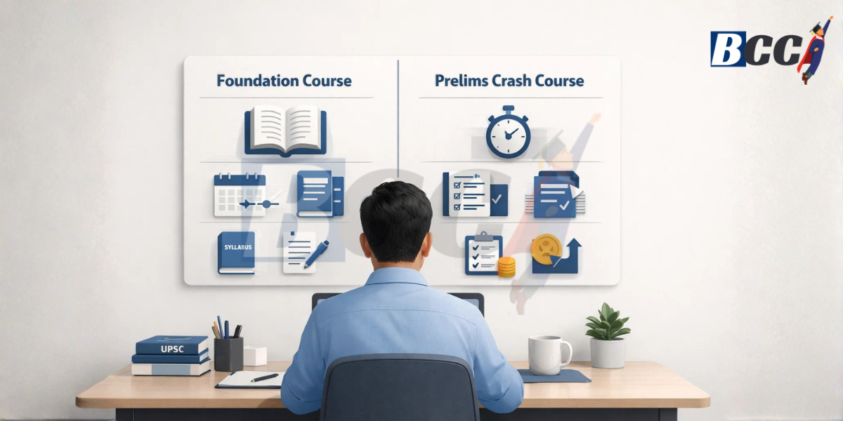 UPSC Foundation Course vs Prelims Crash Course